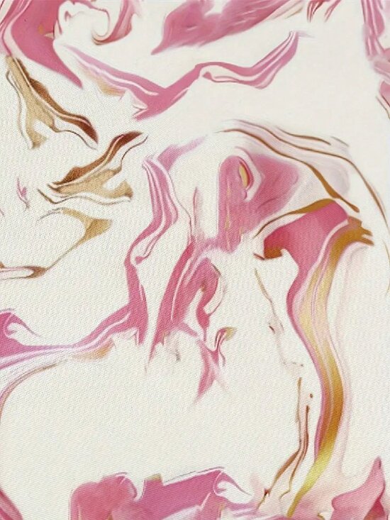 Multicolor Casual Women's Geometric Print Shirt with Button Collar - Picture 3 of 3